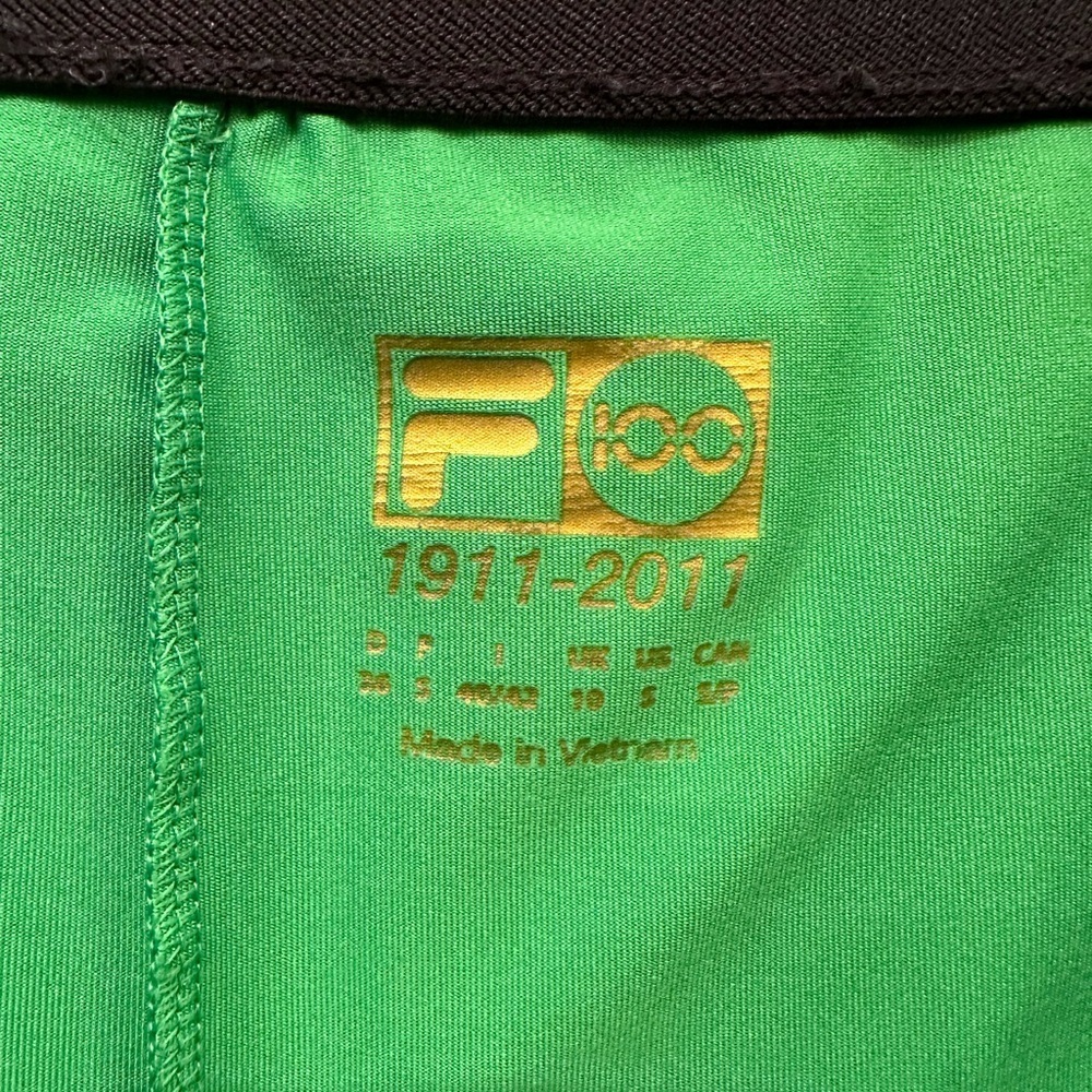 Fila Vintage Lined Women’s Green Pickleball/Tennis Skirt Sz Small w/ Pockets - Picture 4 of 4